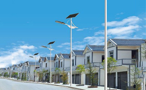 广河太阳能路灯配置与在乡村道路照明中的应用